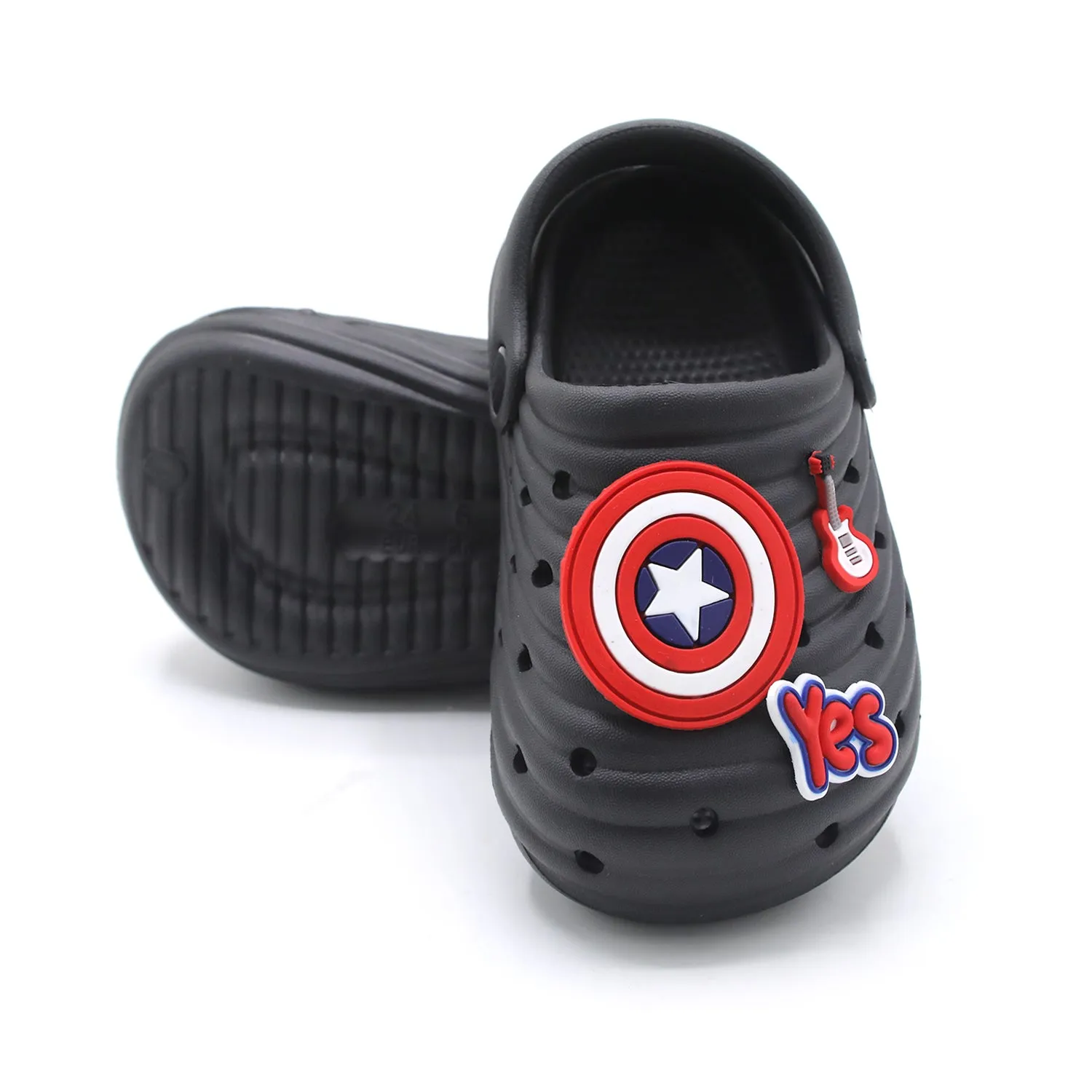 Boys Clogs Slipper - Black