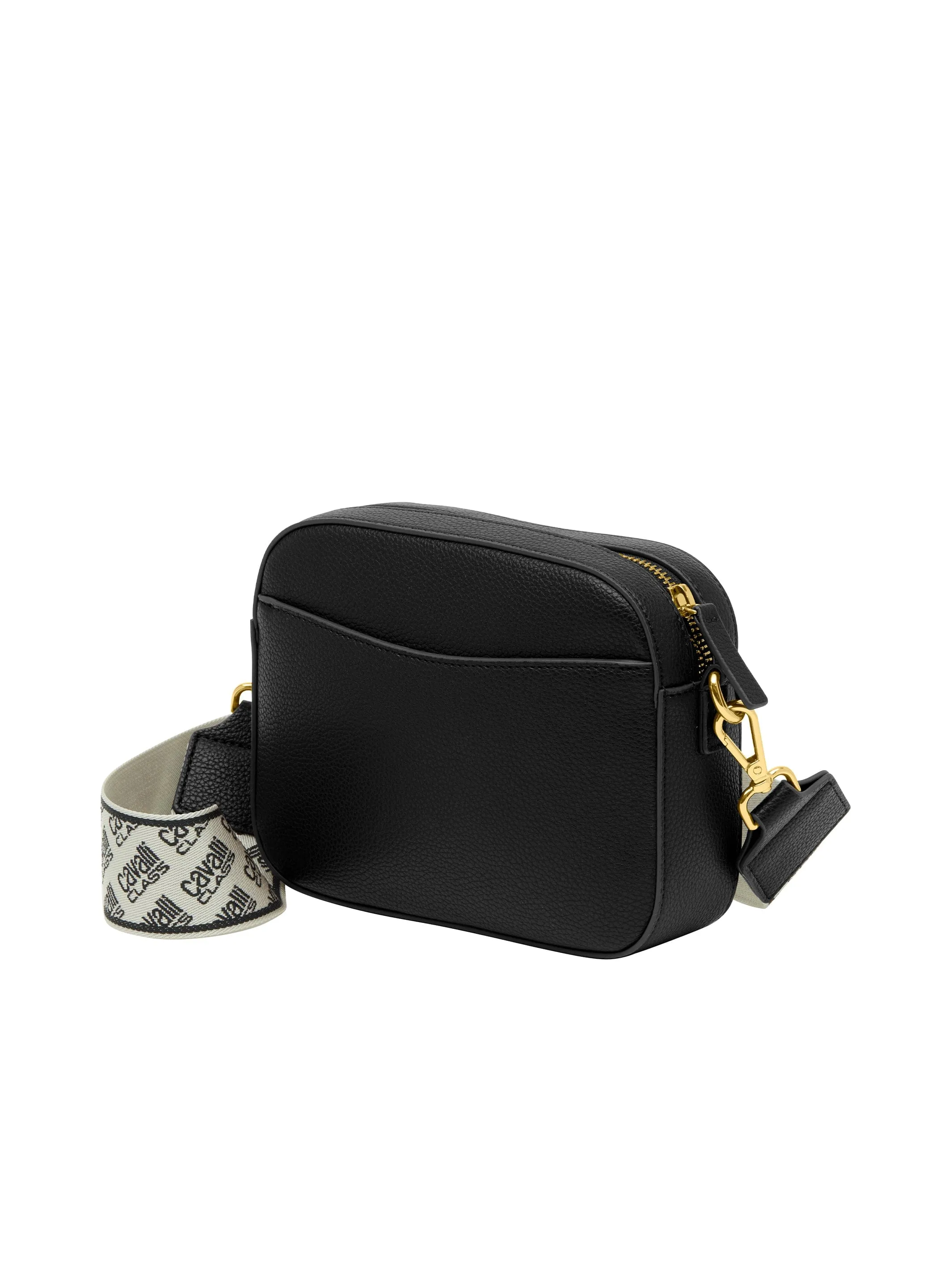 Cavalli Class ANCONA Black Small Square Crossbody bag