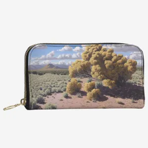 Chamisa Temple Leather Wallet