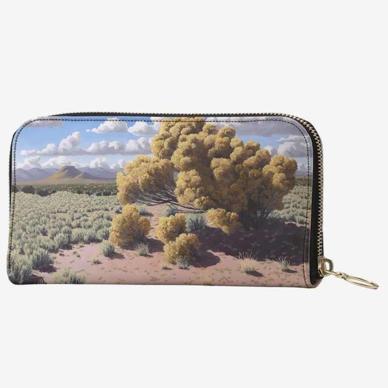 Chamisa Temple Leather Wallet