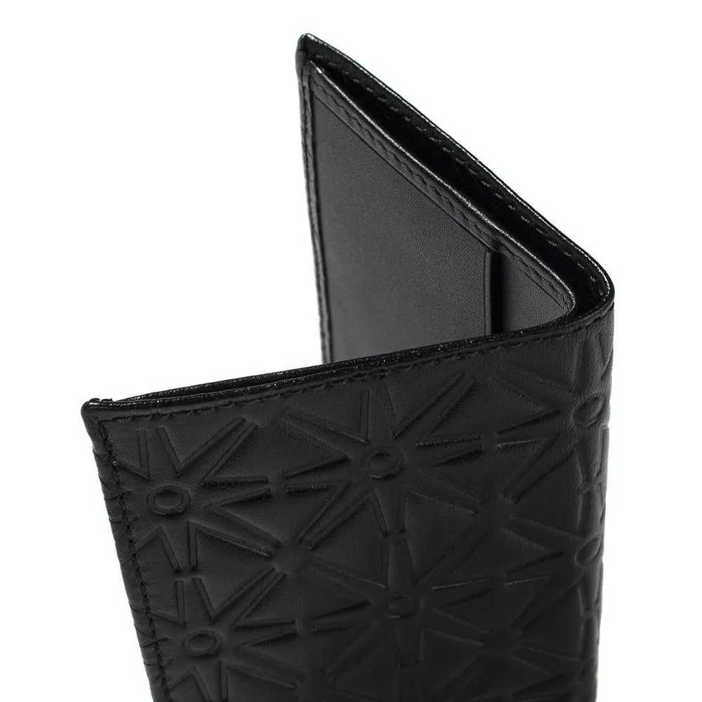 COMME des GARÇONS SA640E Embossed Leather Wallet / Black