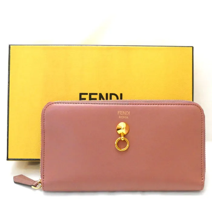 Fendi By The Way Leather Wallet Pink