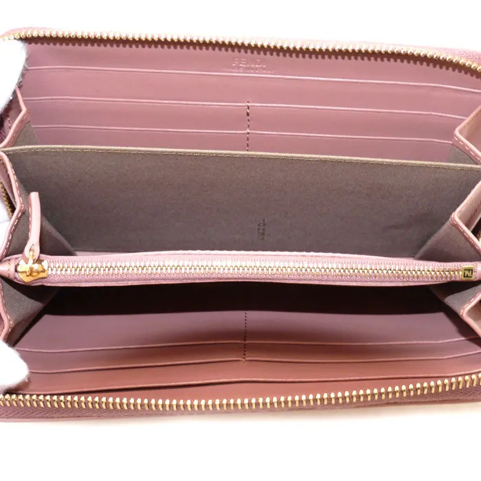 Fendi By The Way Leather Wallet Pink