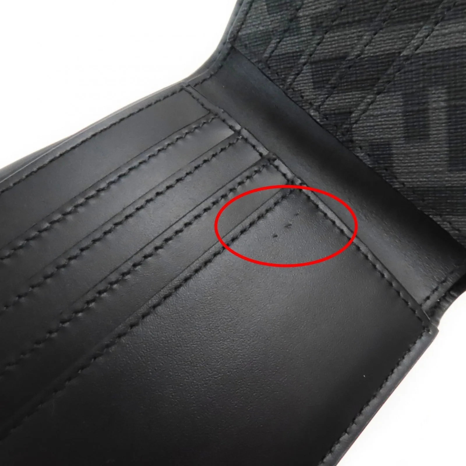 Fendi FF Logo Leather Bifold Wallet Black