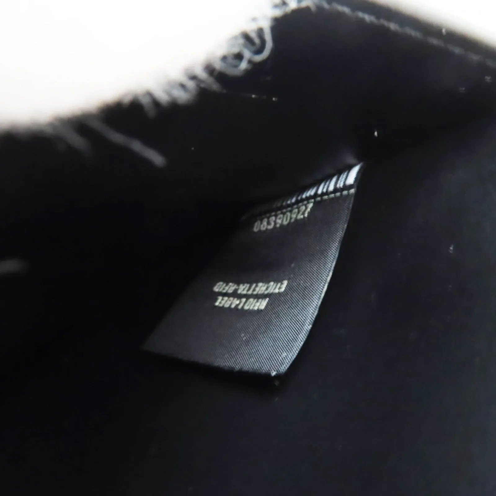Fendi FF Logo Leather Bifold Wallet Black