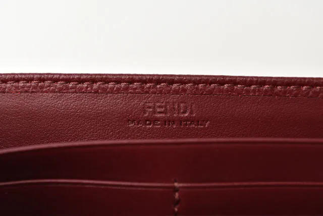 Fendi Leather Long Wallet F IS FENDI 8M0251