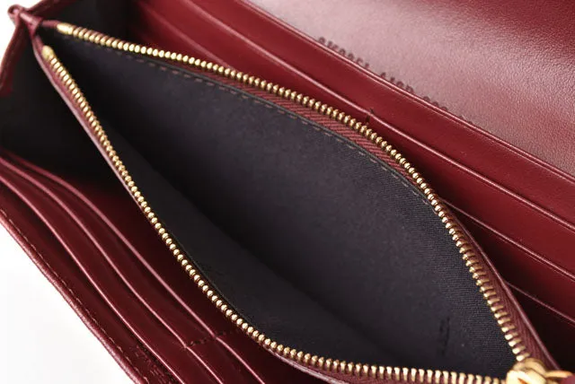 Fendi Leather Long Wallet F IS FENDI 8M0251
