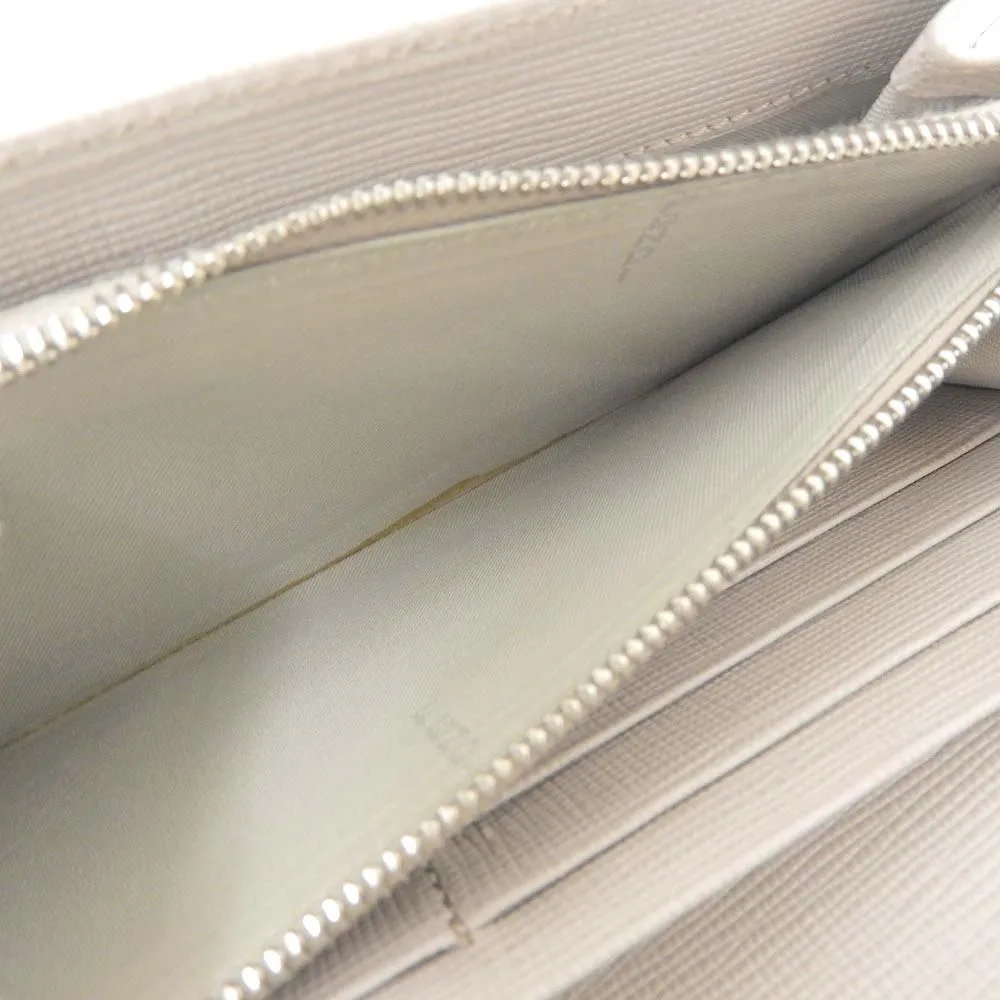 Fendi Leather Long Wallet Light Gray 8M0251 9PRFOY9G
