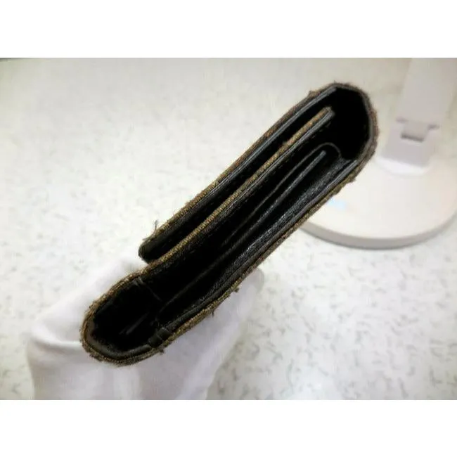 Fendi Tobacco Zucca Print Zucchino Trifold Wallet