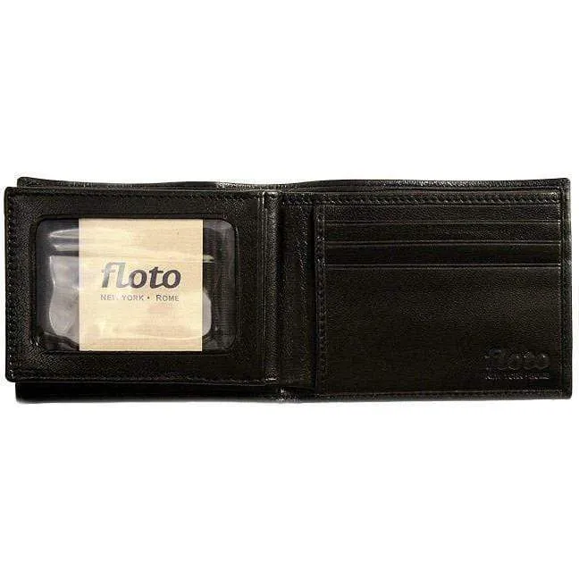 Floto Leather Firenze Double Billfold I.D. Wallet
