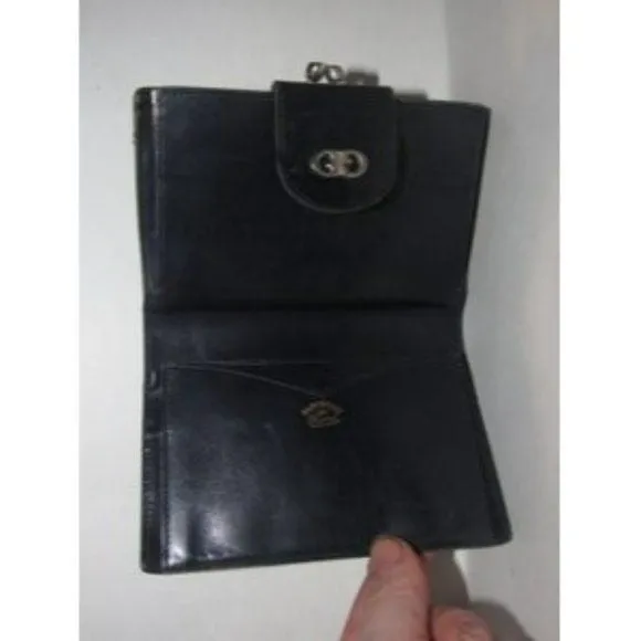 Gucci Navy Blue Leather with Red and Navy Sherry