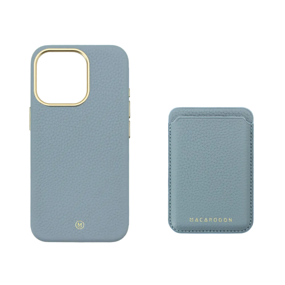 iPhone 16 Plus Leather MagSafe Case with Leather MagSafe Wallet Set