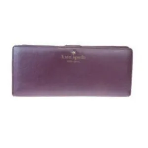 Kate Spade Purple Leather XL Clutch Wallet