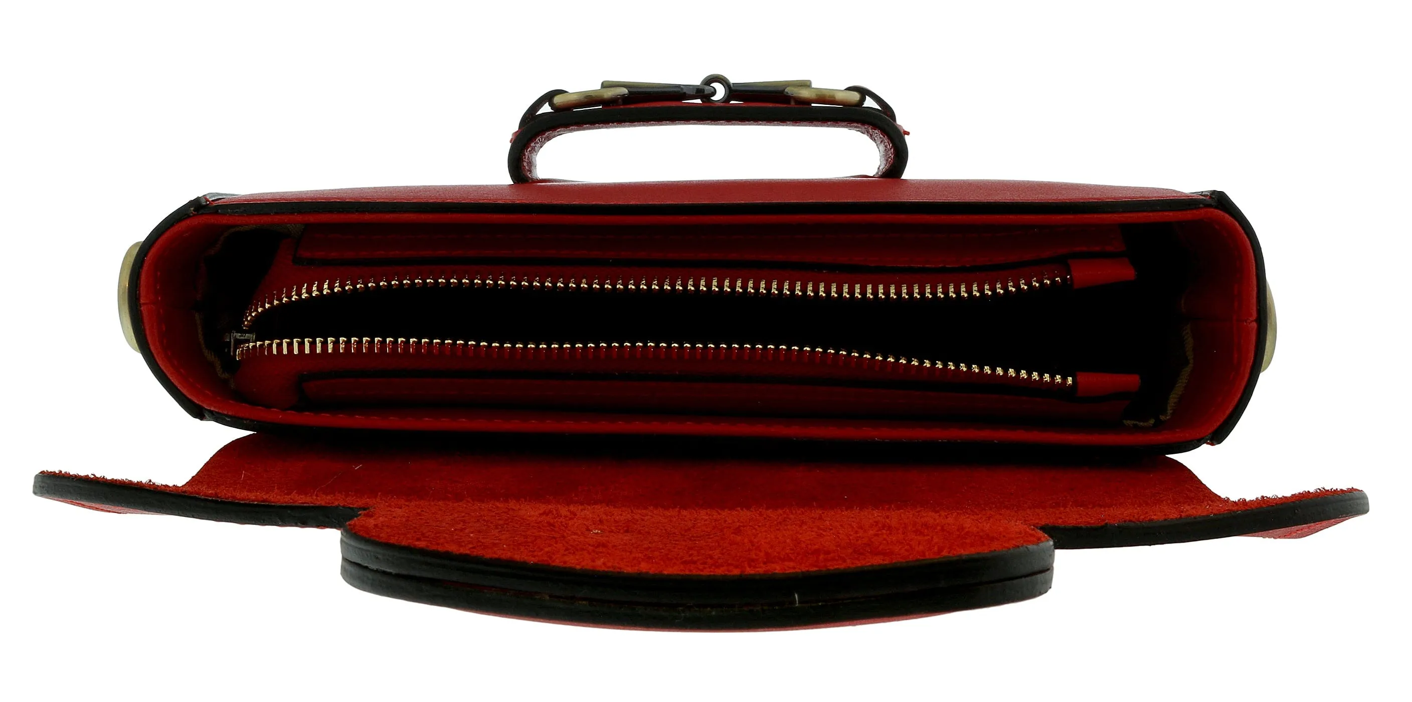 Pierre Cardin Red Leather Medium Vintage Classic Square Shoulder Bag