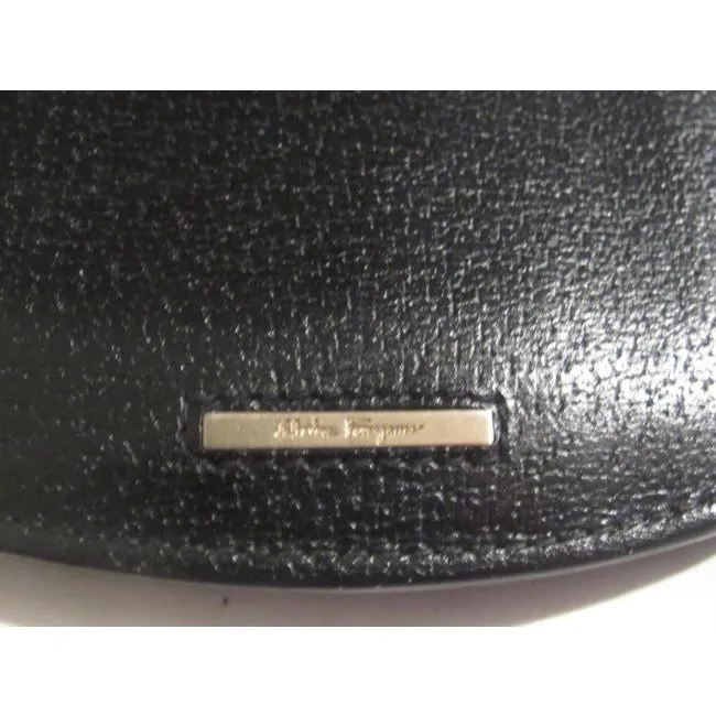 Salvatore Ferragamo Black Leather Vintage Wallet